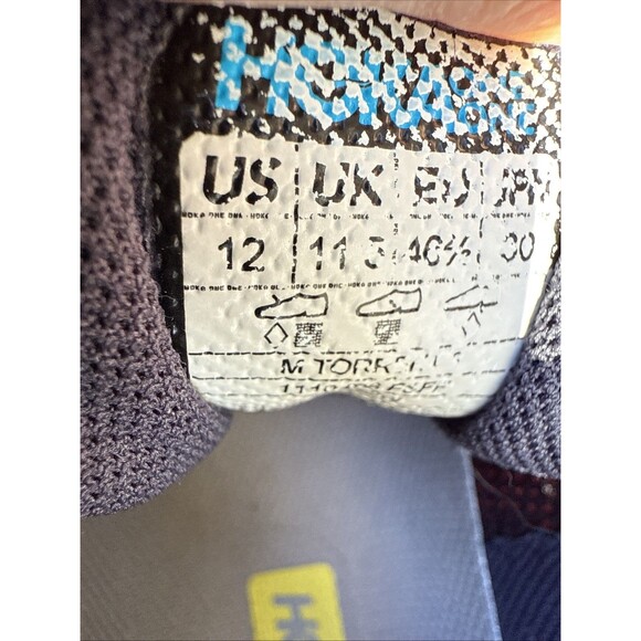 Men’s Hoka Torrent 2 Size 10 Trail Running Shoes 1110496 FSFF Athletic Sneakers - Picture 7 of 7